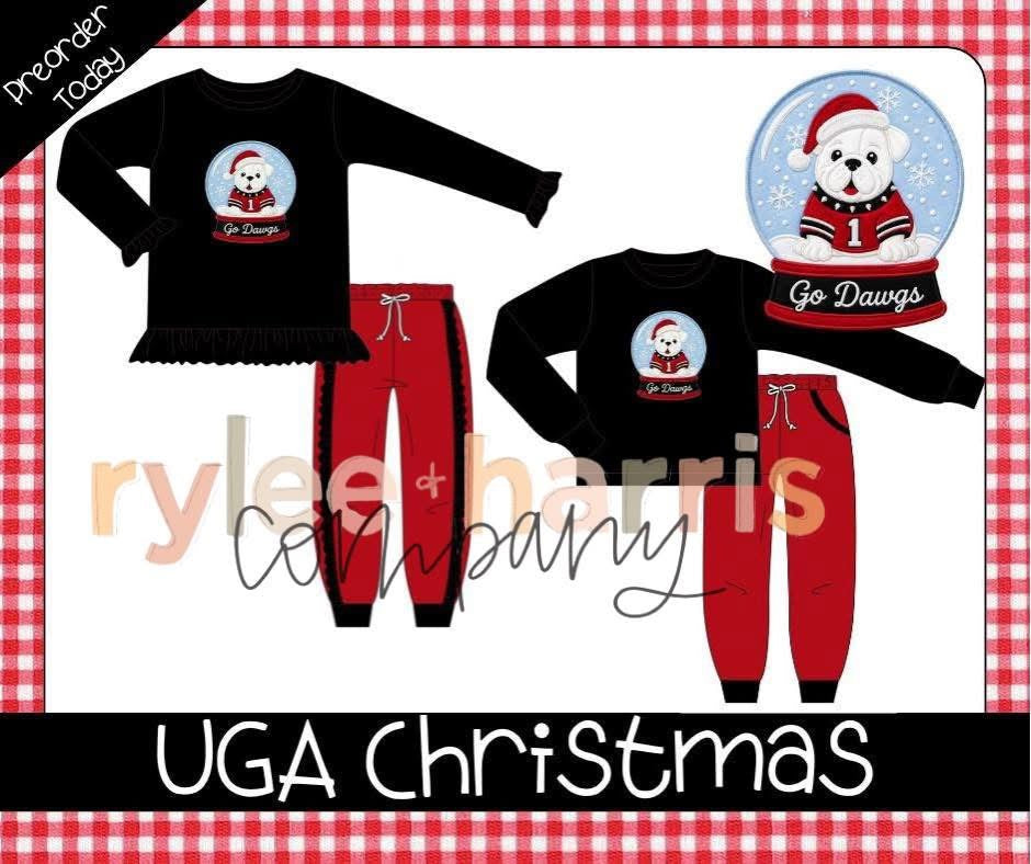 UGA Christmas boy