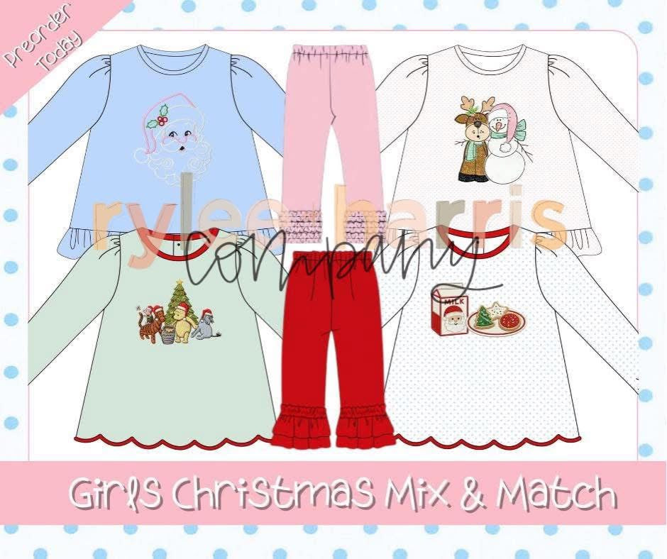 Girl Santa tee