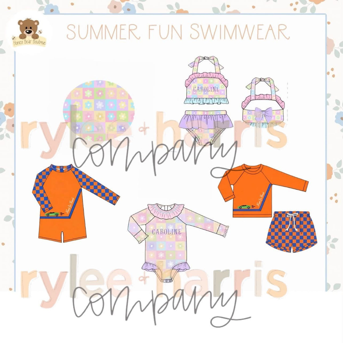 Summer fun swimwear
