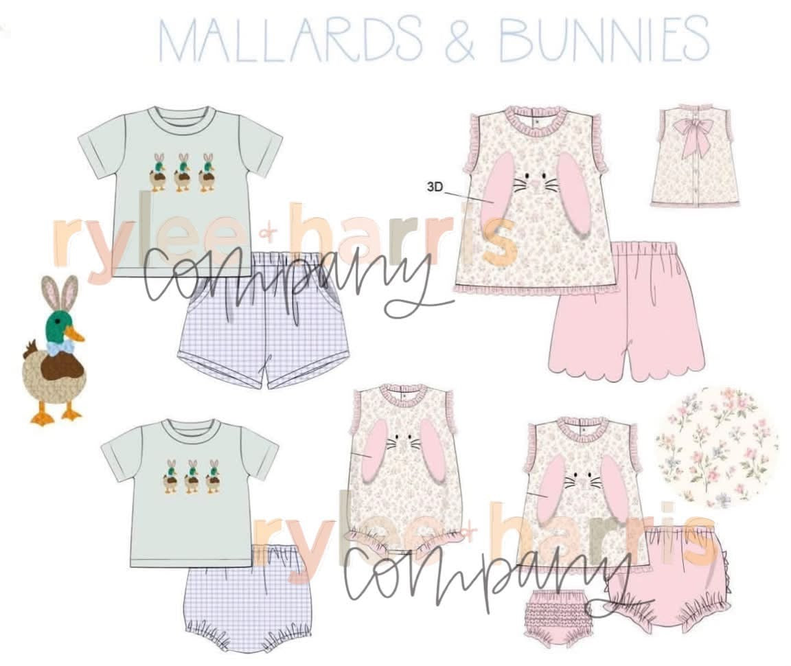 Mallards & bunnies