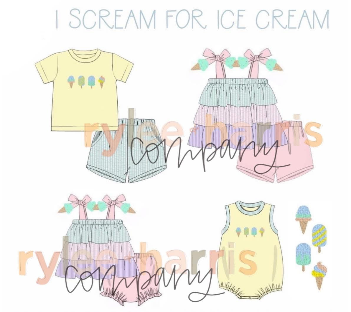 I scream for ice cream