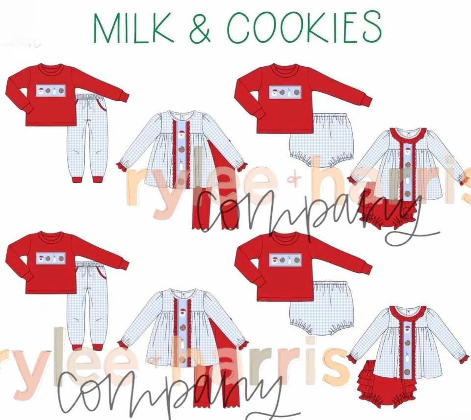 Milk & cookies girl pant set
