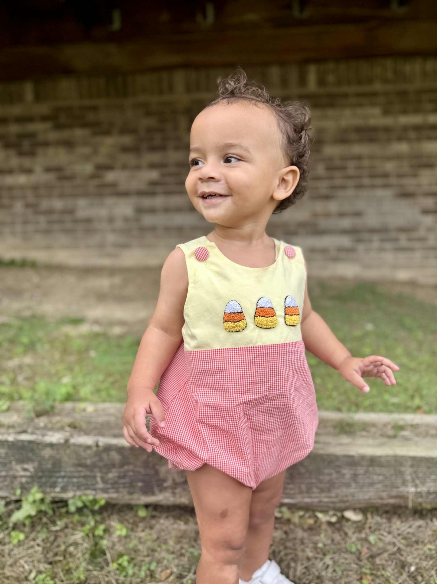 *READY TO SHIP- candy corn bubble