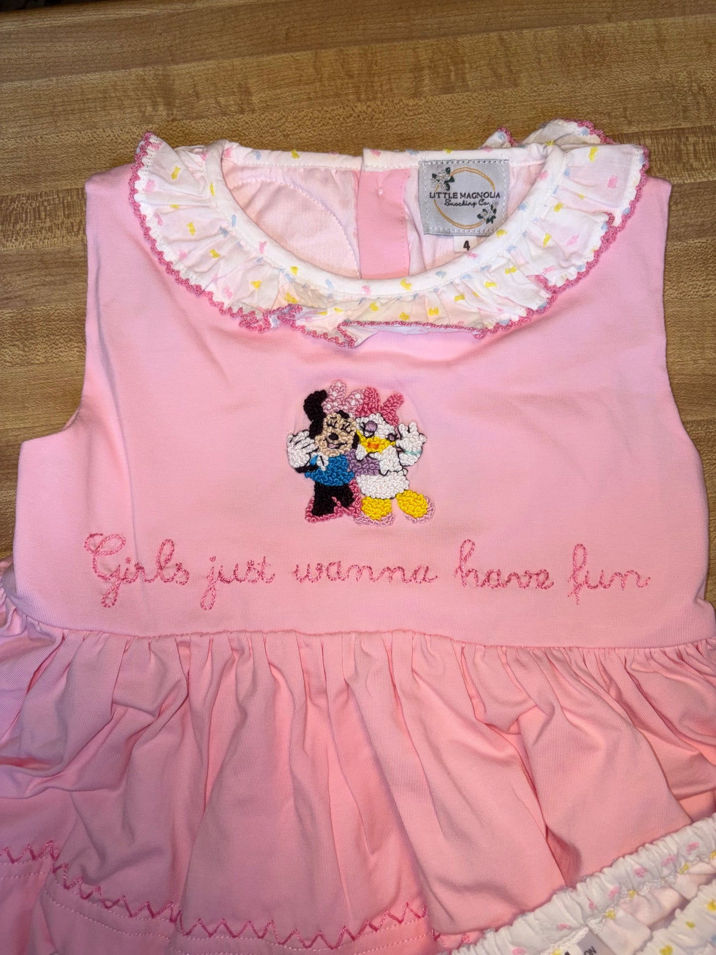 *READY TO SHIP- girls just wanna have fun bloomer set