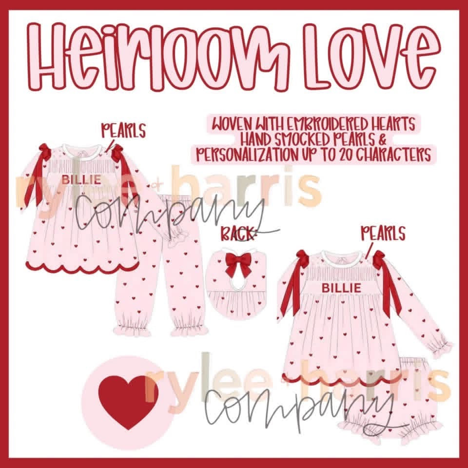 Heirloom love pant set