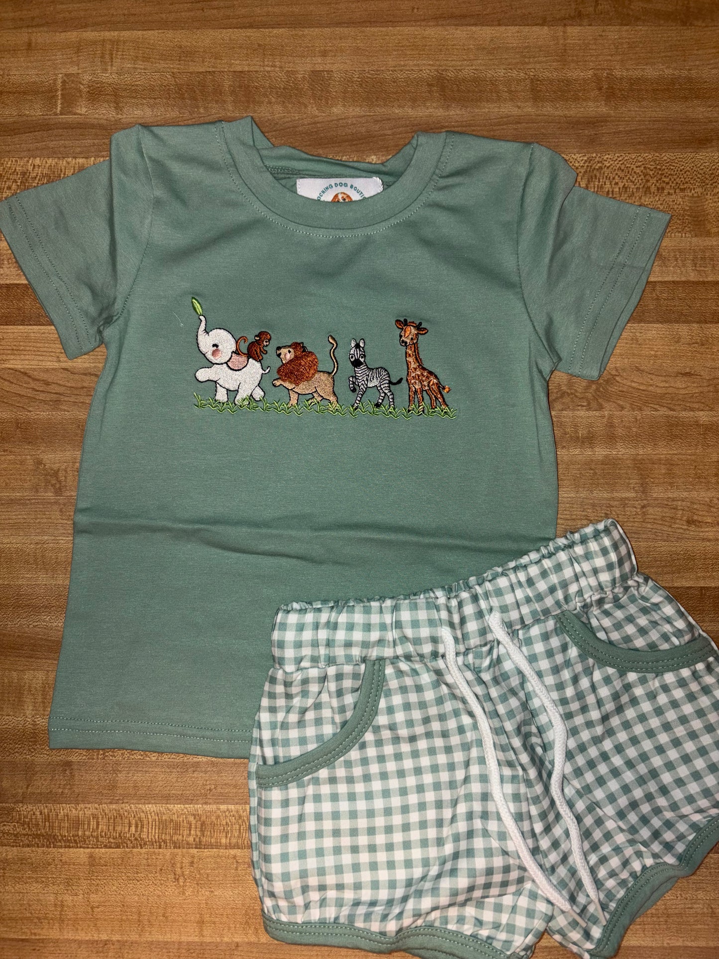 *READY TO SHIP- zoo parade short set