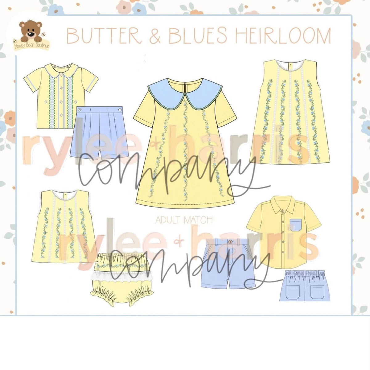 Butter & blues heirloom