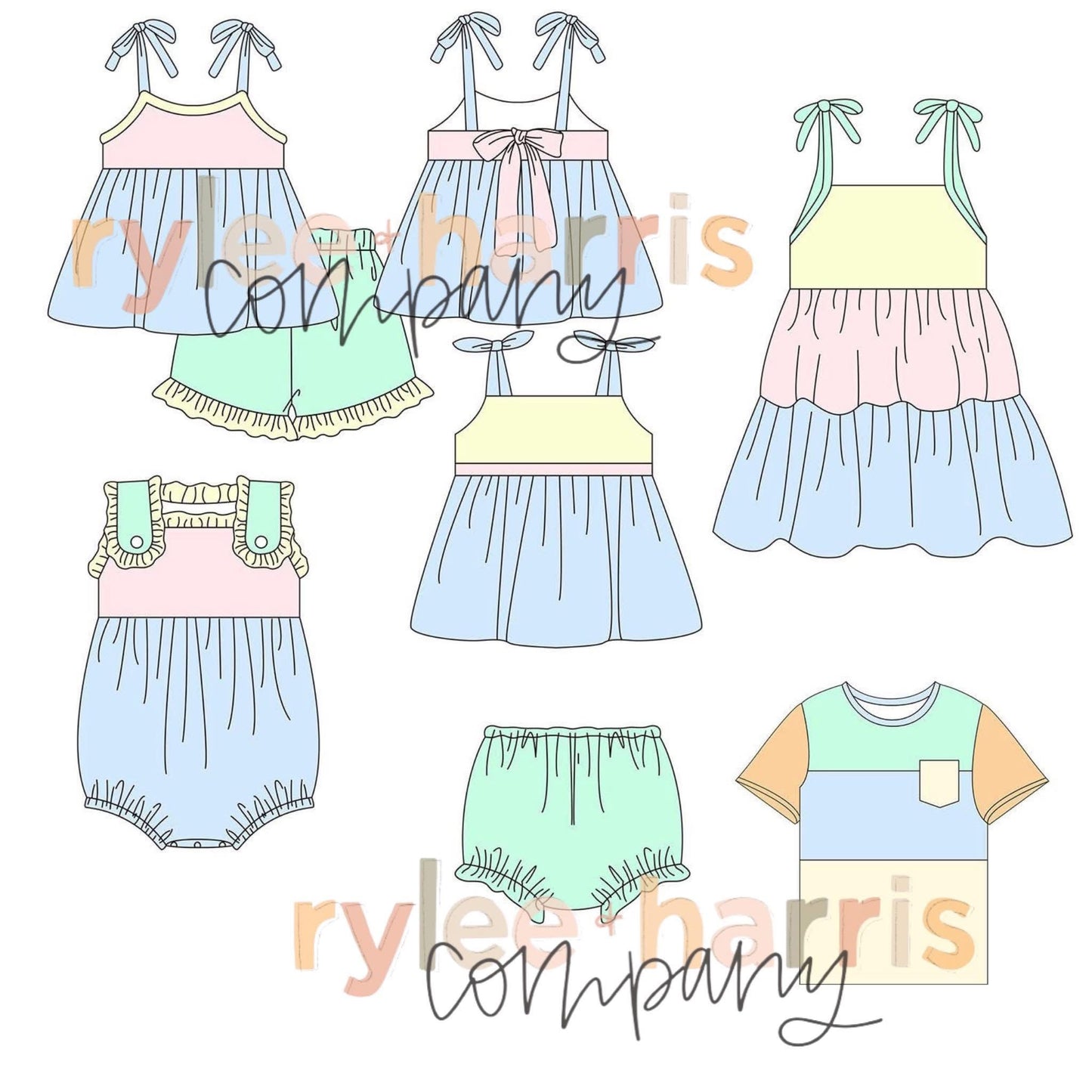 Color block outfits