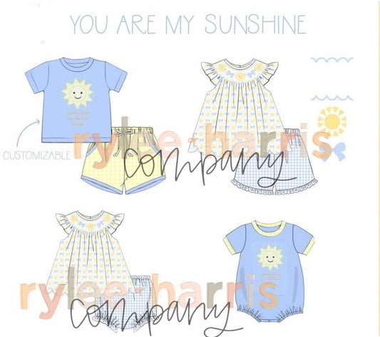 You are my sunshine
