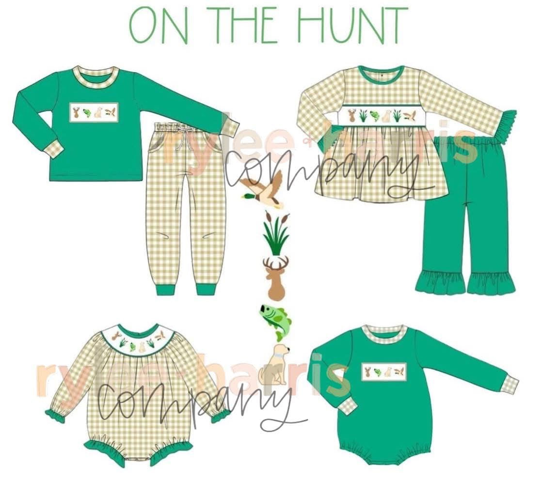 *READY TO SHIP- on the hunt jogger set