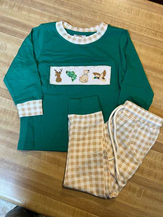 *READY TO SHIP- on the hunt jogger set